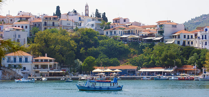 Skiathos Old Port - Anemoni Beach Hotel